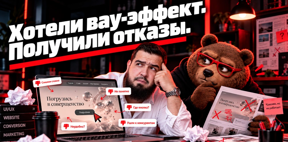 Ошибки в дизайне сайта, из-за которых бизнес теряет клиентов