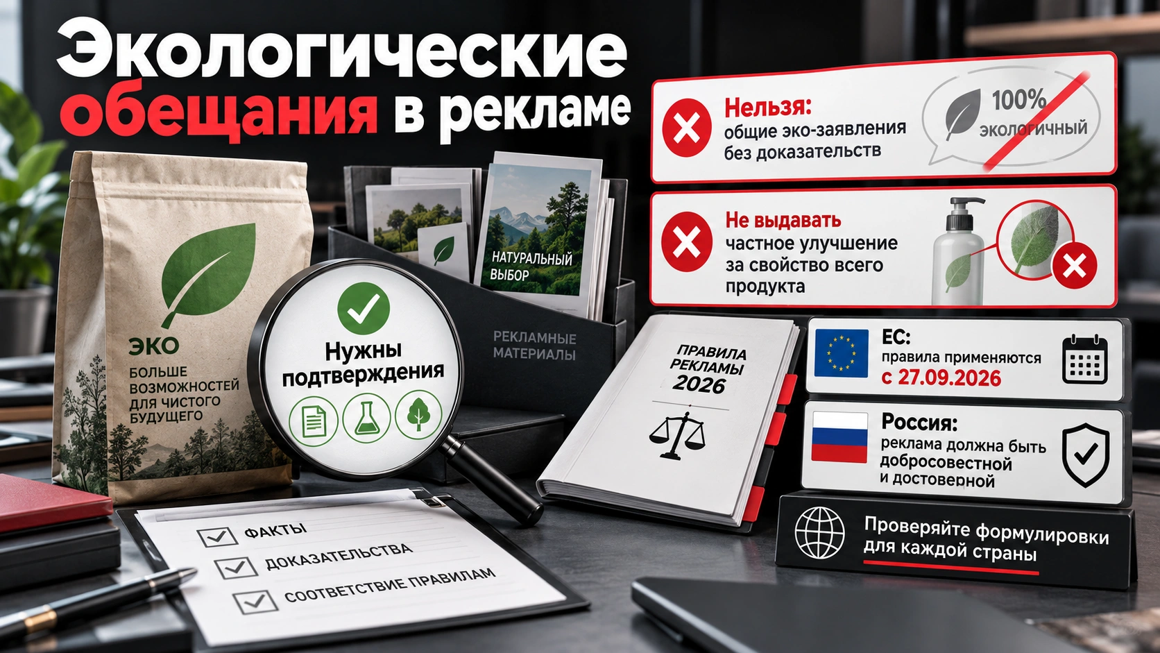 Как избежать гринвошинга и сохранить доверие клиентов через этический маркетинг в 2026 году Этический маркетинг и гринвошинг в digital-среде: проверка экологических обещаний и правил рекламы в 2026 году