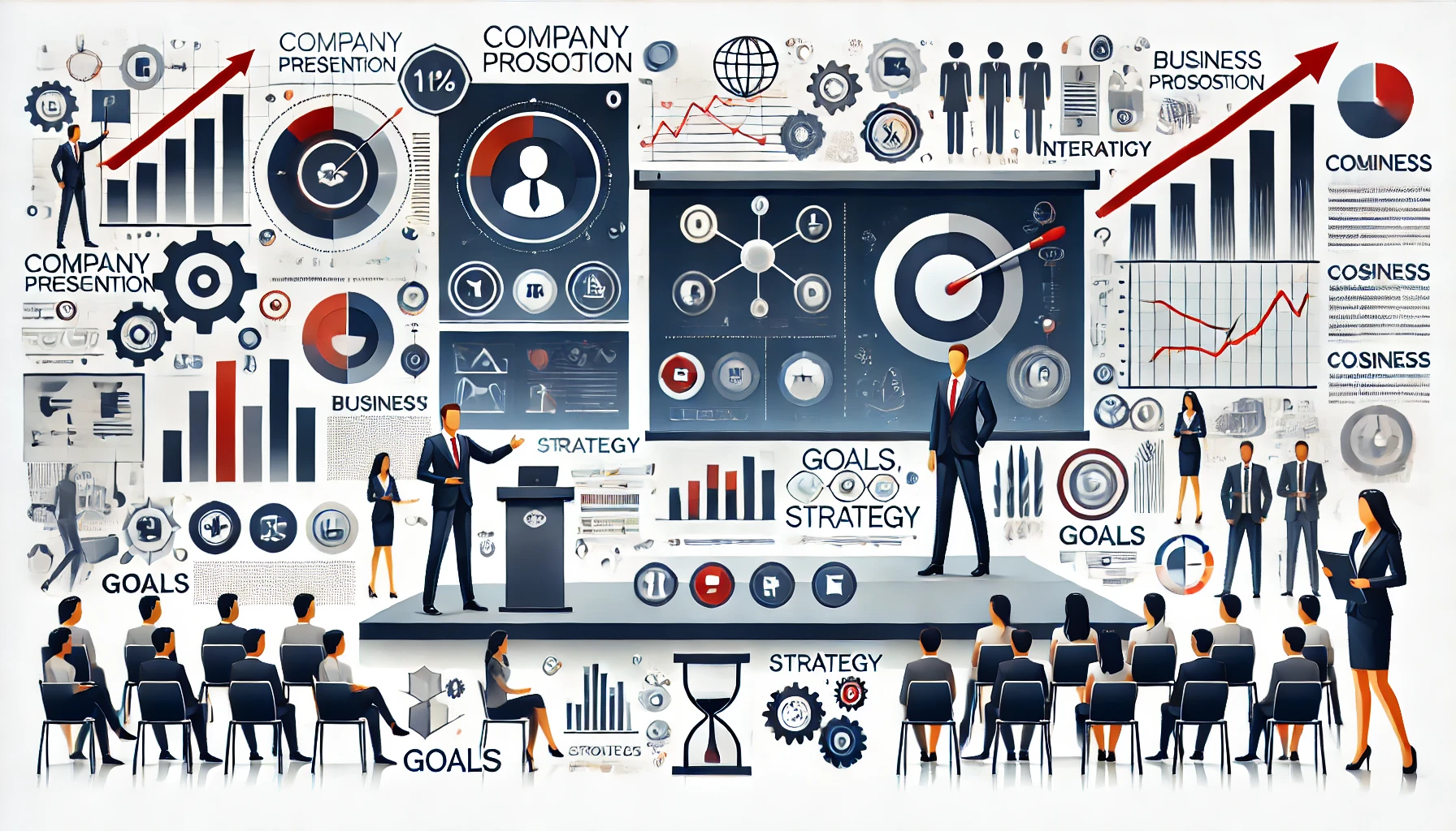 Презентация, визуализация, структура и вовлечение аудитории для успеха Презентация с ключевыми элементами и визуализацией