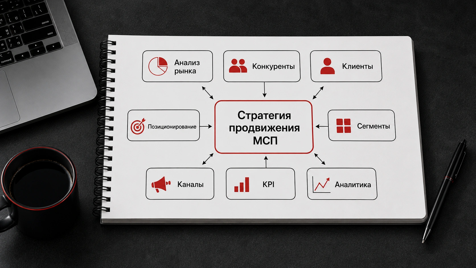 Как выстроить маркетинговую стратегию МСП и окупить вложения в рекламу Стратегия продвижения малого и среднего бизнеса с анализом рынка, клиентов, каналов и KPI