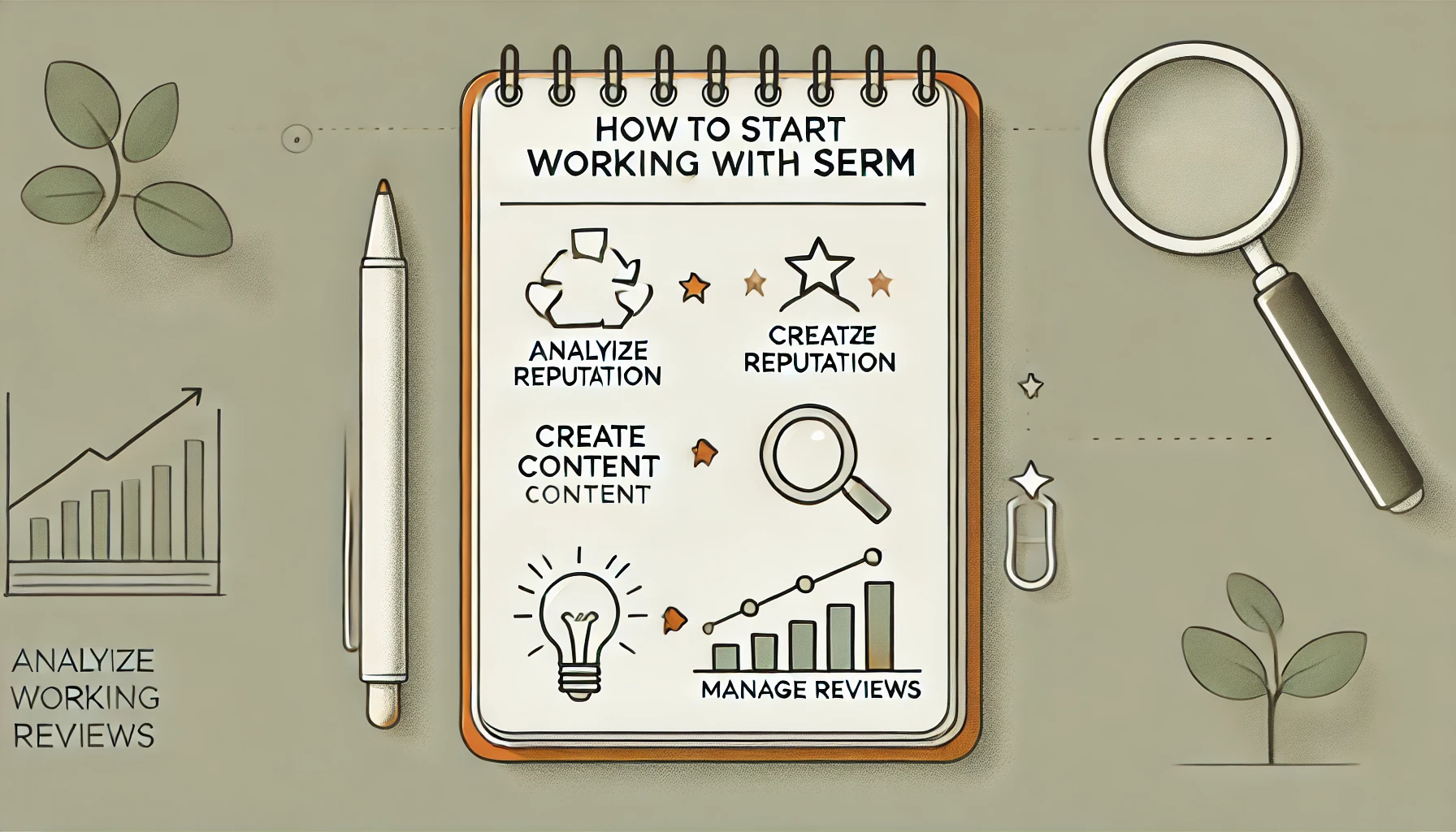 Стратегический процесс работы с SERM: анализ, контент и отзывы