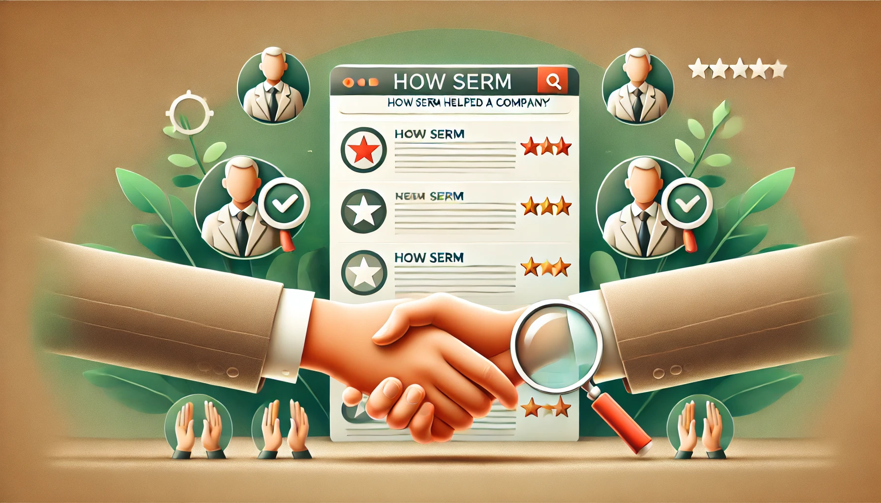 Сравнение результатов-до и после работы SERM