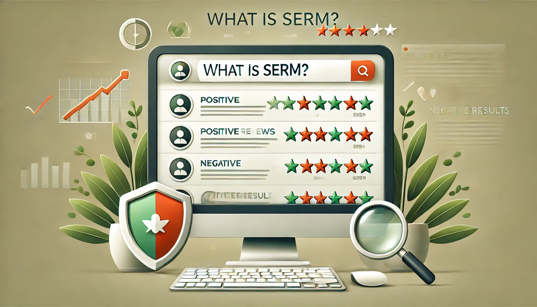 Шаги SERM-мониторинг, анализ и продвижение позитивных отзывов