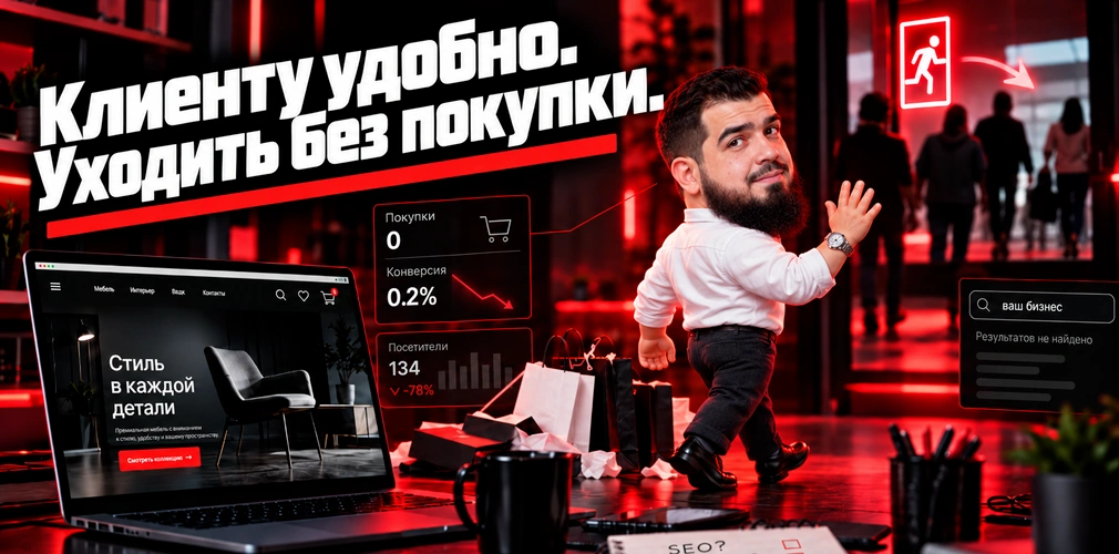 Почему сайт не продает даже с хорошим UX — пользователи находят конкурентов вместо сайта компании