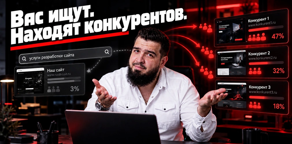 Зачем бизнесу нужен сайт в 2026 году: клиент уходит без покупки, а без SEO сайт не получает трафик и продажи