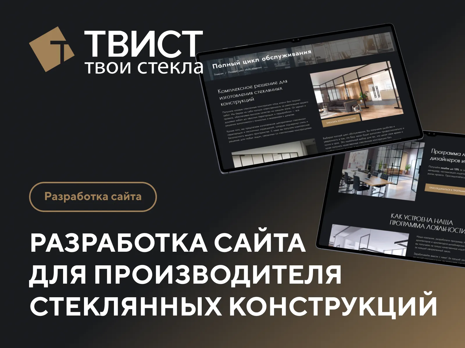 Разработка сайта для производителя Твист