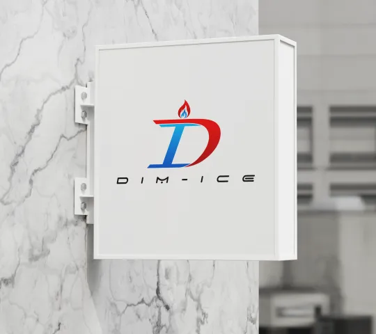 Реклама с лого Dim Ice