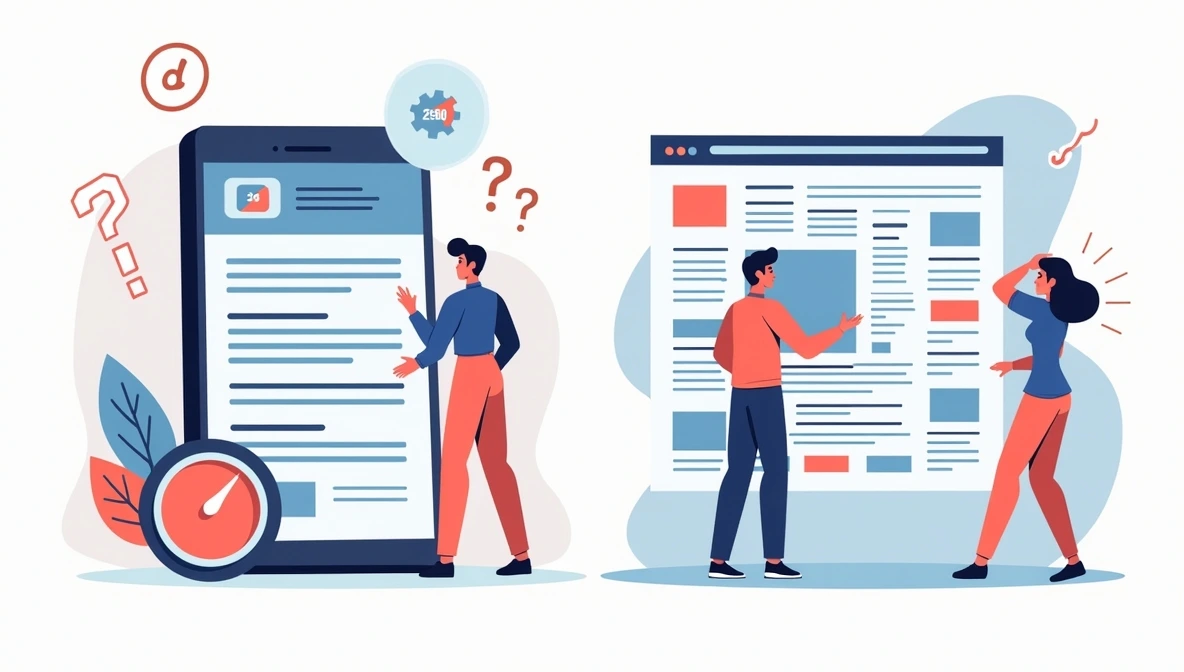 Медленная загрузка сайта и непонятные действия пользователей снижают конверсию и SEO Медленная загрузка сайта и непонятные действия пользователей