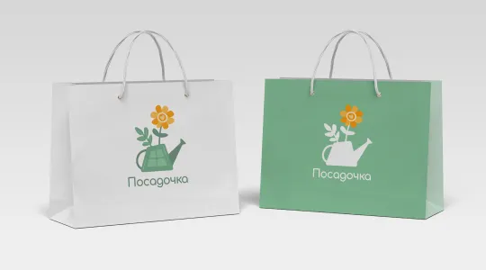 Упаковка с лого Посадочка