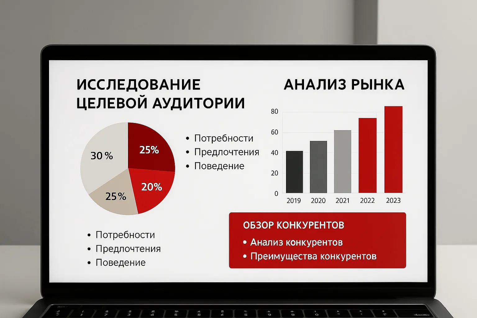 Исследование целевой аудитории и рынка