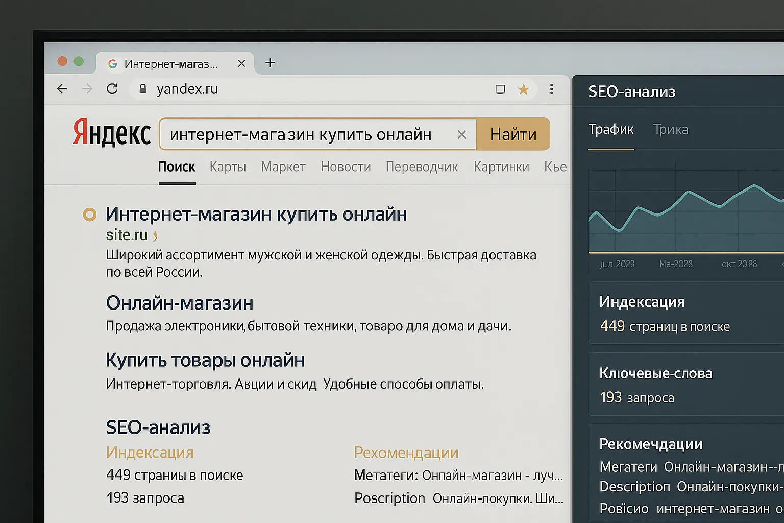 SEO-оптимизация и продвижение для интернет-магазина