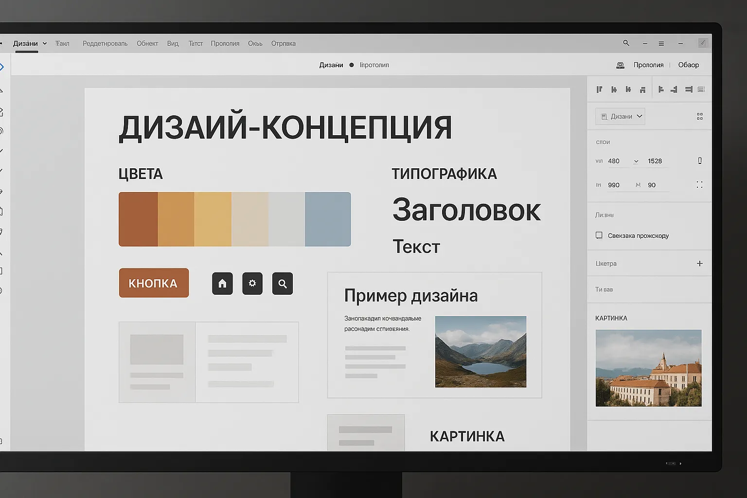 Создание дизайн-концепции при разработке интернет-магазина