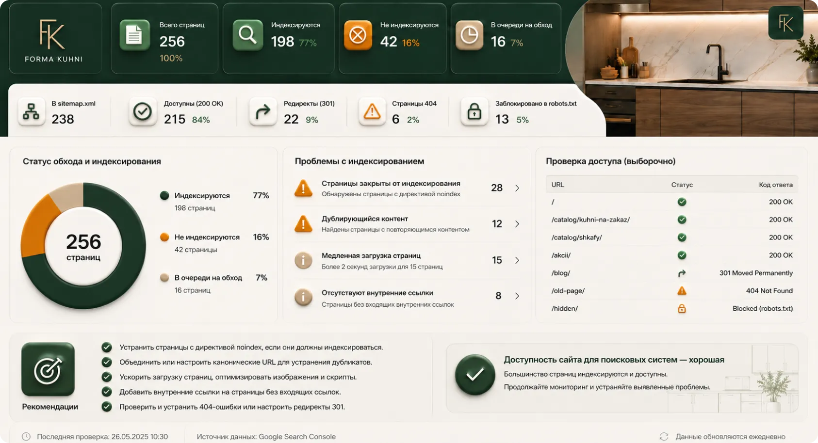 Проверяем видимость сайта для ботов Проверяем видимость сайта и страниц для роботов