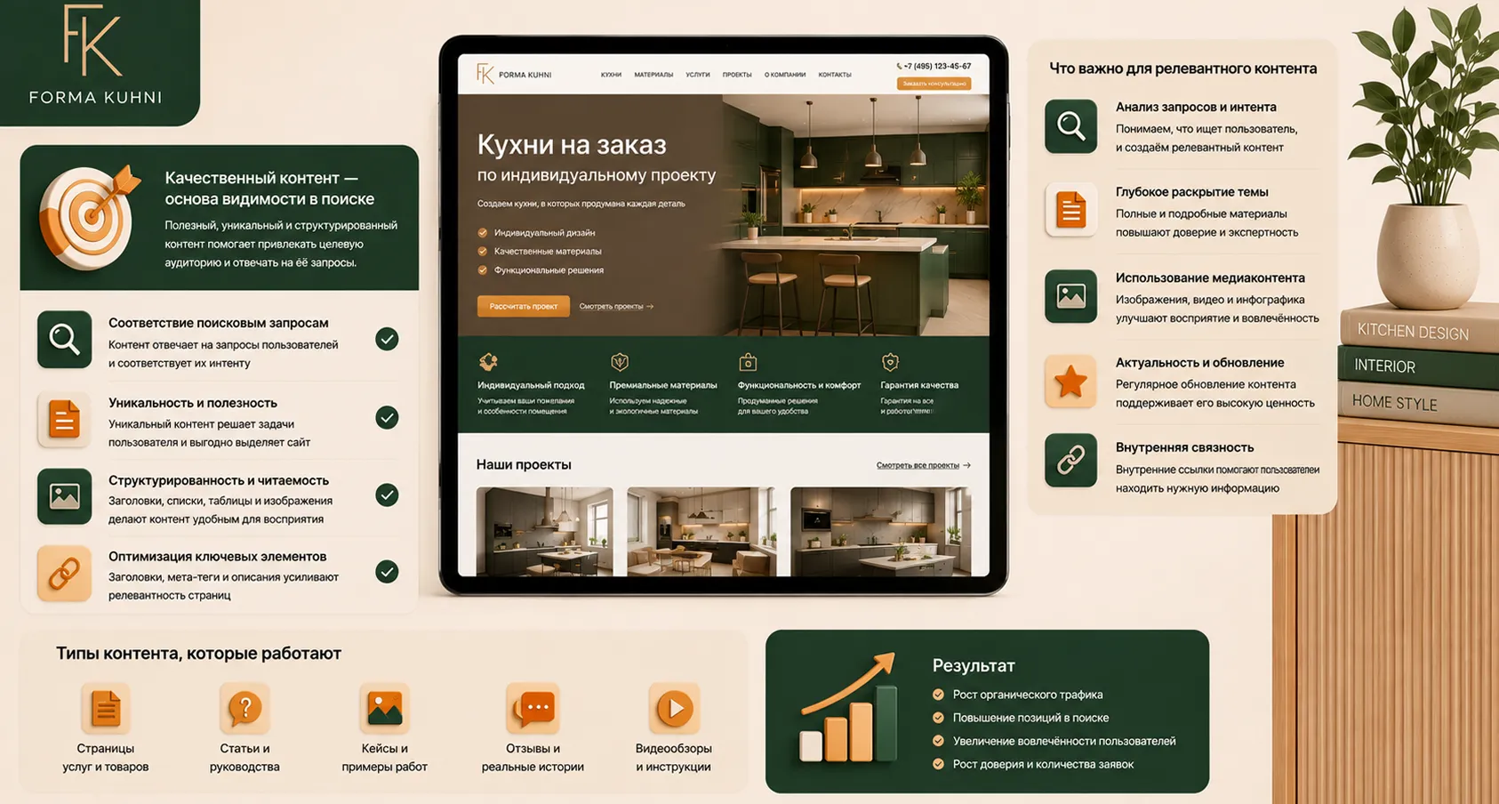 Проверка текстового наполнения посадочных страниц Проверка текстового наполнения разделов и посадочных