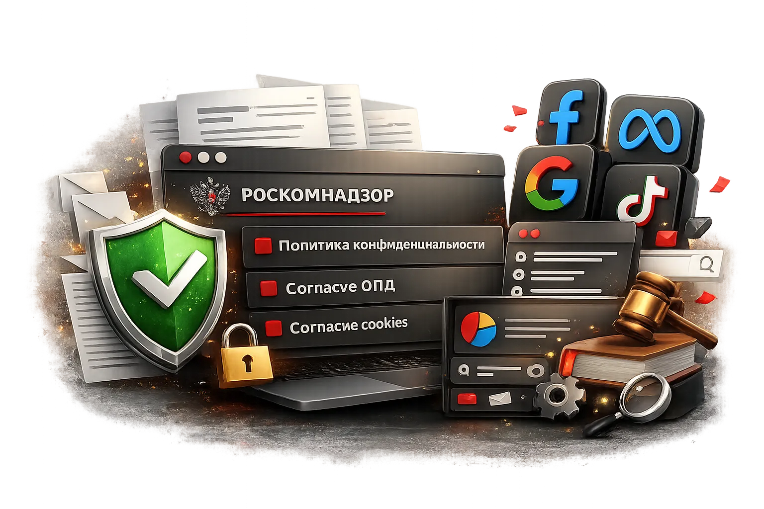 Проверка сайта на запрещенные ссылки и сервисы