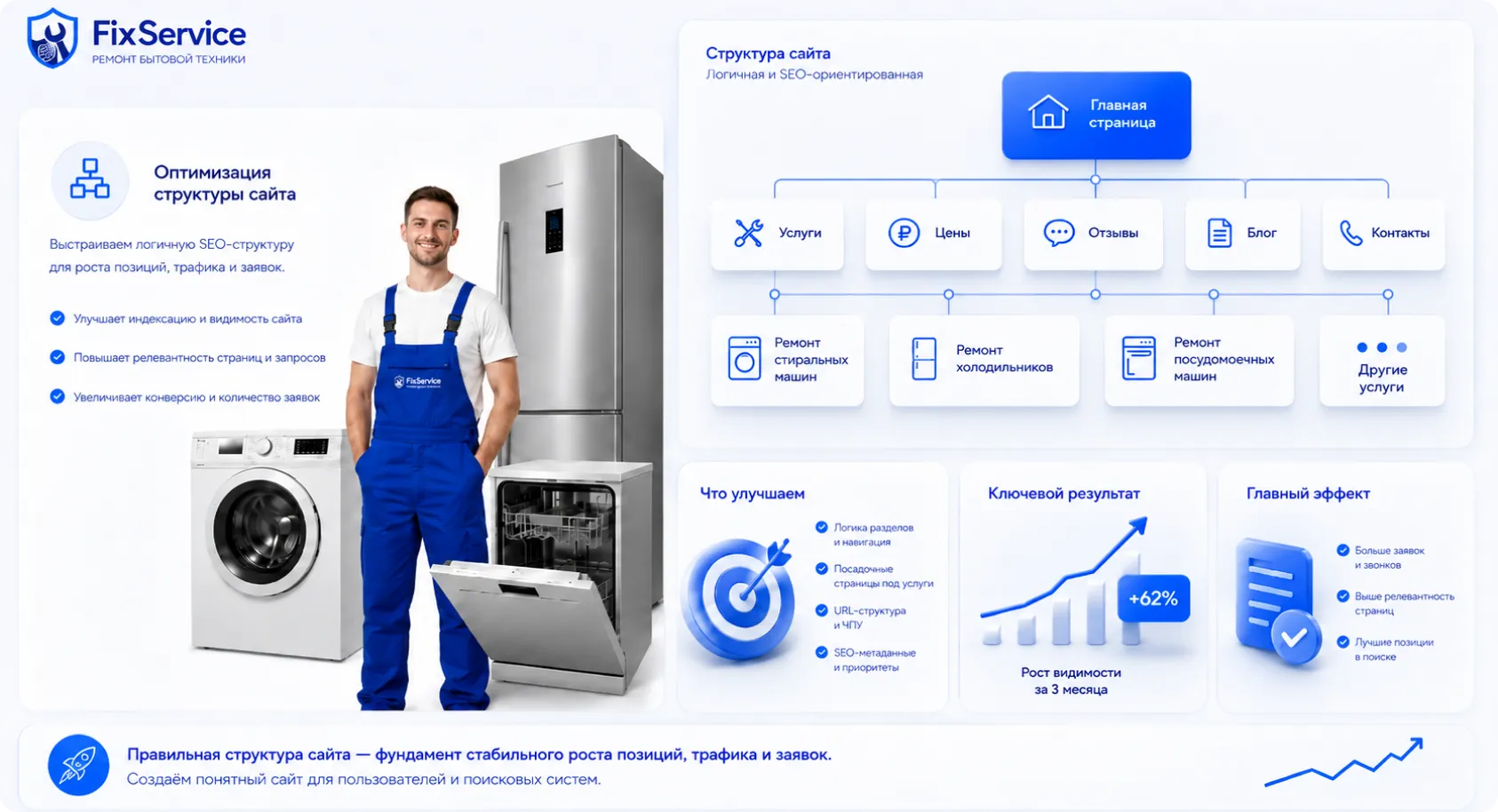 Доработка структуры меню и разделов под SEO Доработка структуры меню и посадочных страниц под СЕО