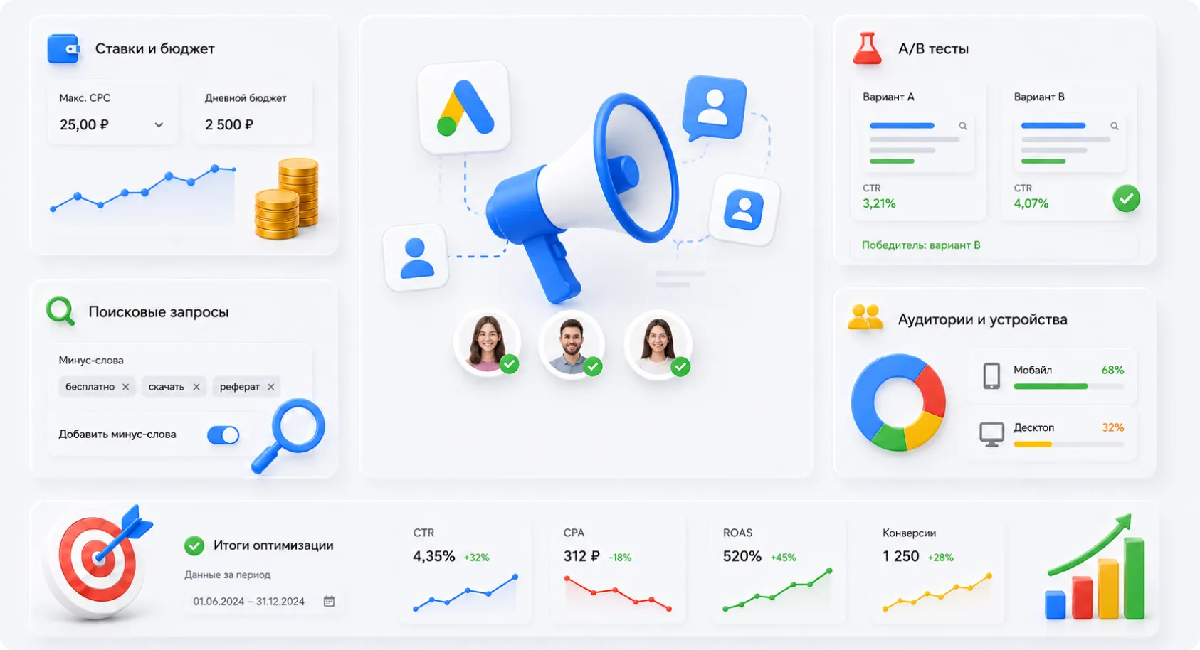 Комплексная рекламная кампания в Google Ads Разрабатываем комплексные рекламные кампании в Google Ads