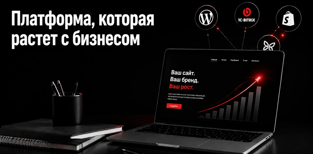 Выбор платформы для создания сайта в 2026 году с учетом роста бизнеса и масштабирования проекта