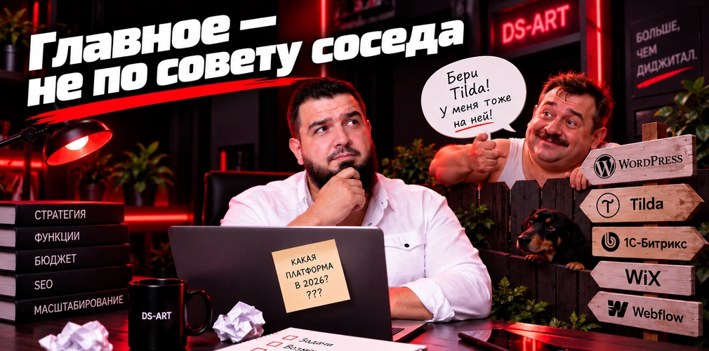 Выбор платформы для создания сайта в 2026 году с учетом роста бизнеса и масштабирования проекта