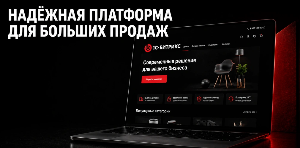 Разработка интернет-магазина на 1С-Битрикс для масштабируемого e-commerce