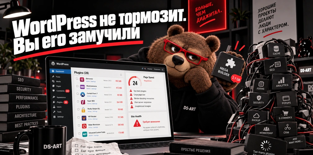 Разработка на WordPress быстрого, безопасного и SEO-оптимизированного сайта для бизнеса