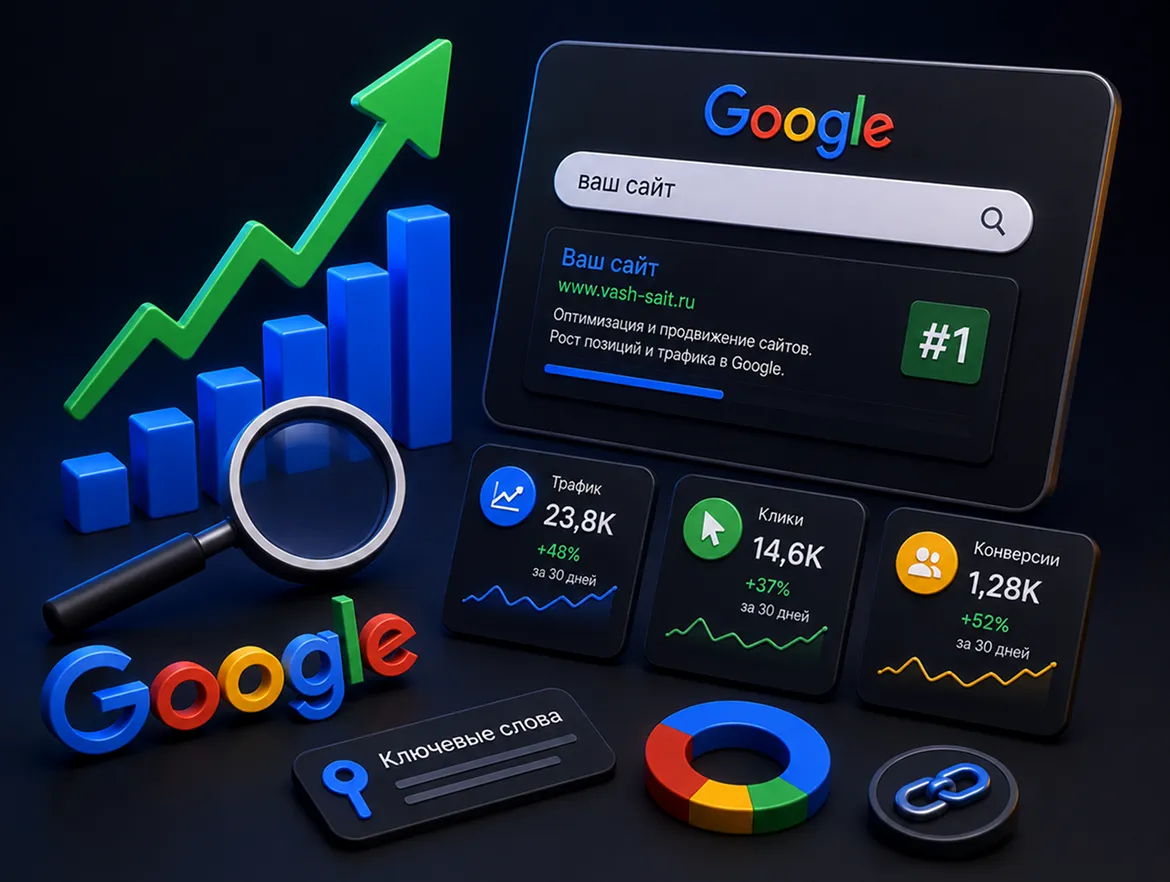 Стоимость комплексного продвижения в Google